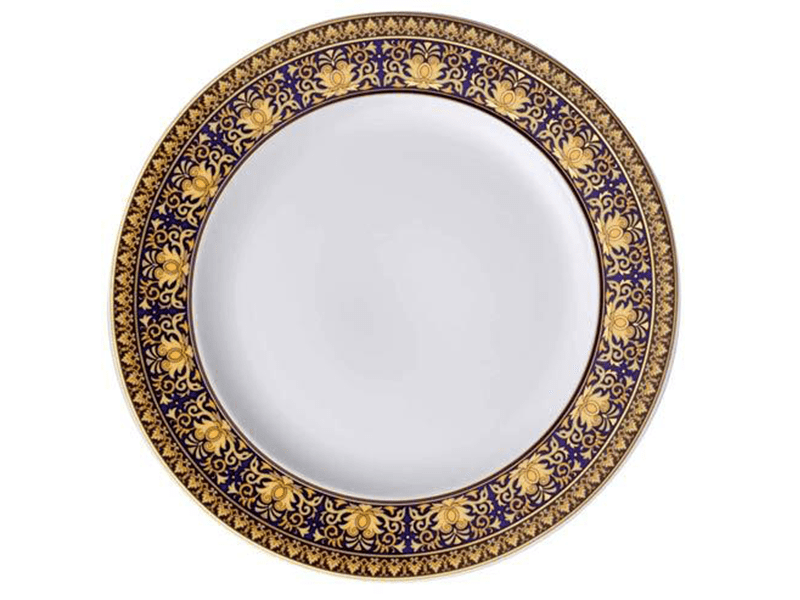 Versace Plate Medusa Blue Porcelain 22Cm -Versace