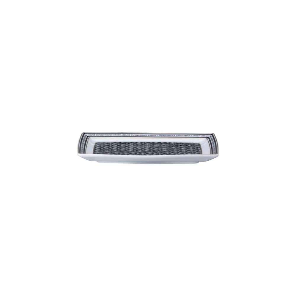 Versace Platter La Greca Signature Black 18cm -Versace
