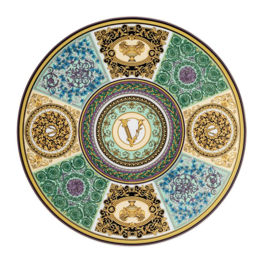 Versace Service Plate 33cm Barocco Mosaic -Versace