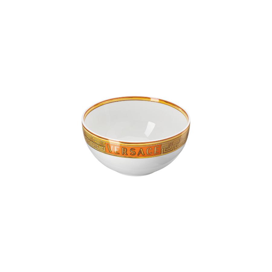 Versace Soup Bowl Medusa Amplified Orange Coin 15Cm -Versace