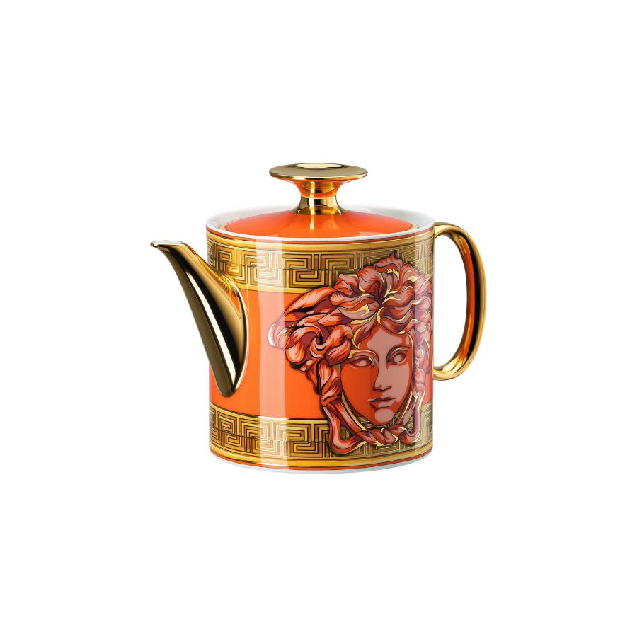 Versace Tea Pot 3 Medusa Amplified Orange Coin -Versace