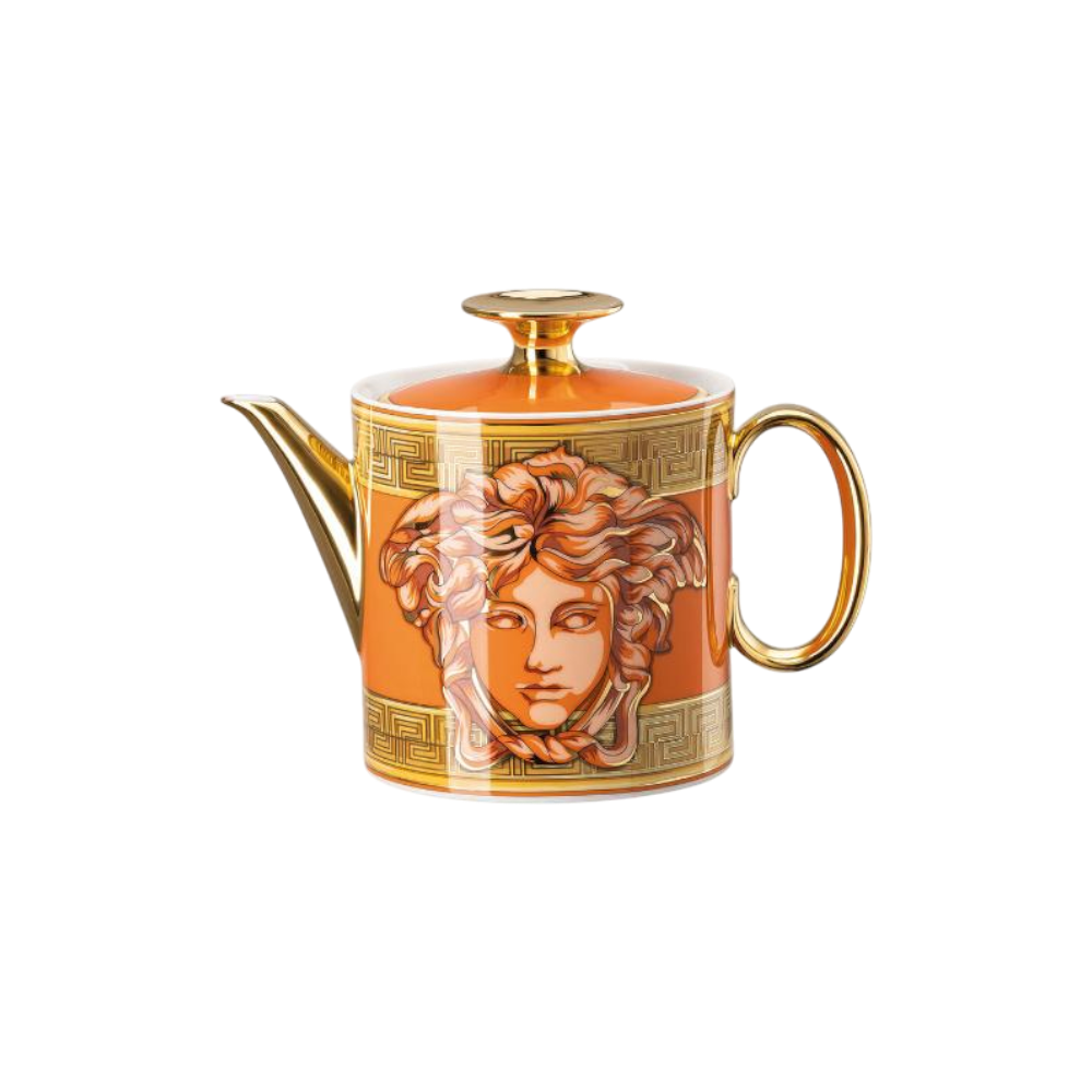 Versace Tea Pot 3 Medusa Amplified Orange Coin -Versace