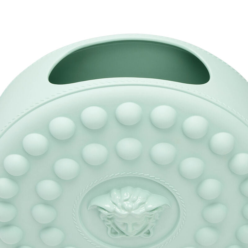 Versace Vase La Medusa Studded Green 27cm -Versace