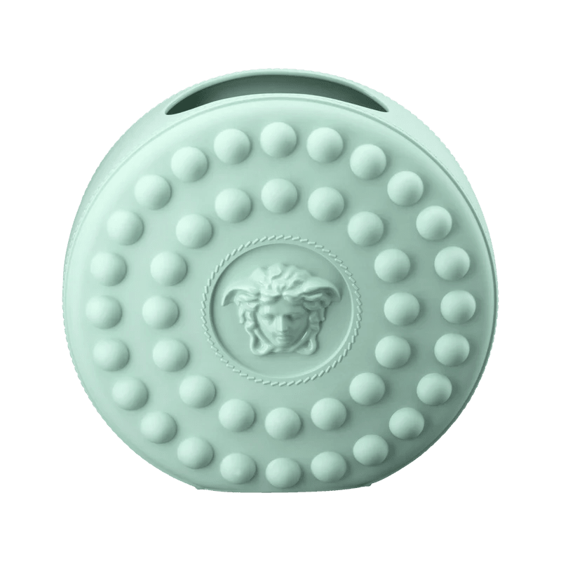 Versace Vase La Medusa Studded Green 27cm -Versace