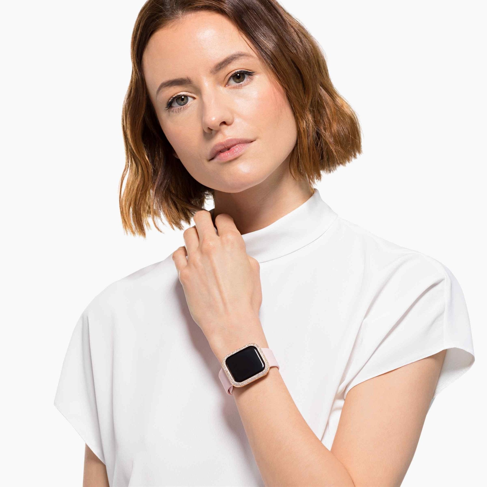 Watch : Sparkling 40:Case Ros -Swarovski